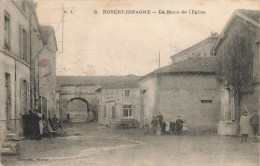 Robert Espagne * La Place De L'église Du Village * Villageois - Sonstige & Ohne Zuordnung