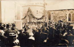 Dommery * Carte Photo * Inauguration Du Monument Au Mort * Cérémonie Fête Villageois - Andere & Zonder Classificatie