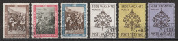 Vatican 1963 : Timbres Yvert & Tellier N° 374 - 375 - 376 - 380 - 381 - 382 - 383 - 384 - 385 - 386 - 387 - 388 -....... - Usati