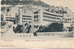 GIBRALTAR  MILITARY HOSPITAL FROM N.W.            2 SCANS - Gibraltar