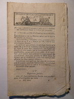 BULLETIN DES LOIS THERMIDOR AN VIII - AOUT 1800 - PONT DE VAUX MONUMENT GENERAL JOUBERT - RECOUVERMENT CONTRIBUTIONS ... - Decreti & Leggi