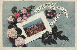 Givors * De La Commune , Je Vous Adresse Ces Fleurs , Souvenir De La Commune - Givors