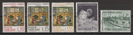 Vatican 1964 : Timbres Yvert & Tellier N° 415 - 416 - 417 - 418 - 419 - 420 Et 421 Oblitérés. - Gebraucht