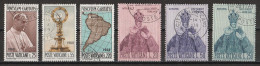 Vatican 1968 : Timbres Yvert & Tellier N° 479 - 480 - 481 - 482 - 483 Et 484 Oblitérés. - Used Stamps