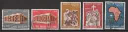 Vatican 1969 : Timbres Yvert & Tellier N° 488 - 489 - 491 - 492 - 493 - 494 - 495 Et 496 Oblitérés. - Gebraucht
