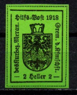 1918 - Italia - Merano 6 Stemma    ------- - Merano