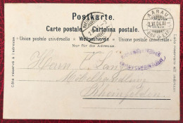 Suisse, TAD AARAU 2.6.1904 Sur CPA - (B3256) - Postmark Collection