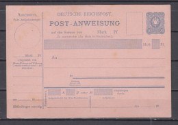 Dt.Reich Post-Anweisung MiNo. A 6a ** Ungebraucht - Otros & Sin Clasificación