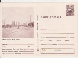 ARAD TRAMSPORT TRAM TRAMWAYS ROMANIA POSTCARD STATIONERY 1980 - Tram