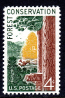 USA - 1958 FOREST CONSERVATION STAMP FINE MNH ** SG 1121 - Unused Stamps