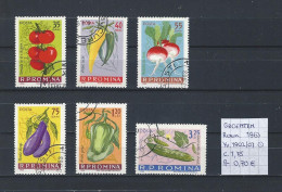 (TJ) Groenten - Roemenië YT 1902/07 (gest./obl./used) - Vegetables