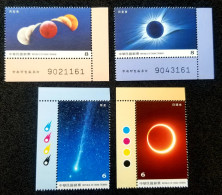 Taiwan Astronomy 2020 Total Solar Eclipse Lunar Comet Space (stamp Plate) MNH - Neufs