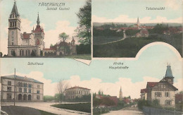 Tägerwilen Tägerweilen Schloss Castell Kirche Hauptstrasse Schulhaus 1915  Distrikt Kreuzlingen - Kreuzlingen