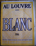 MODE . CATALOGUE MAGASINS AU LOUVRE PARIS ANNEE 1914. BLANC . LINGERIE . CORSETS . FEMMES HOMMES ENFANTS - Libri