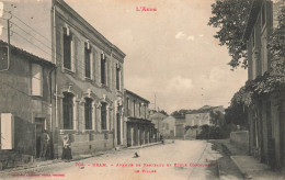 Bram * Avenue De Fanjeaux Et école Communale De Filles * Villageois - Bram