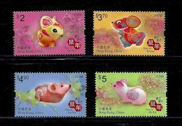 2020 HONG KONG YEAR OF THE RAT STAMP 4V - Unused Stamps