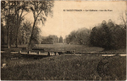 CPA SAINT-VRAIN Chateau - Vue Du Parc (1354896) - Saint Vrain