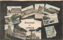 Longué * Souvenir De La Commune * Cpa 8 Vues - Andere & Zonder Classificatie