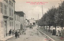 Cunfin * Grand'rue , Allée Des Tilleuls * Boucherie * Enfants Villageois Landan Poussette Pram Kinderwagen - Andere & Zonder Classificatie