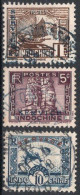 INDOCHINE Timbres De Service N°1, 5 & 7 Oblitérés TB Cote : 3€50 - Andere & Zonder Classificatie