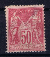 Delcampe - France Yv Nr 98 II  MH/* Flz/ Charniere Thin Spot - 1876-1898 Sage (Type II)