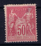 France Yv Nr 98 II  MH/* Flz/ Charniere Thin Spot - 1876-1898 Sage (Type II)