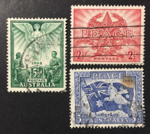 1946 - Australia - Peace And Victory- Used - Oblitérés