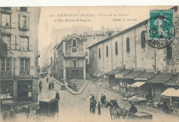 07 // ANNONAY    Place De La Liberté Et Rue Boissy D'Anglas  17 / Edit Beraud - Annonay