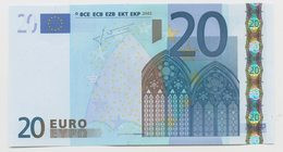19 - BILLET 20 EUROS 2002 NEUF Signature JEAN CLAUDE TRICHET  N° U79800407924 - Imp L079F6 - 20 Euro