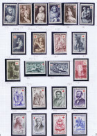 France Croix Rouge Red Cross 1950 -1982 Collection Postfrisch/neuf Sans Charniere /MNH/** - Rode Kruis