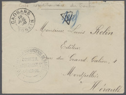 Cover French Indochine: 1896, "Corps Expeditionnaire De Tonkin" Mit Einheitsstempel U. - Cartas & Documentos