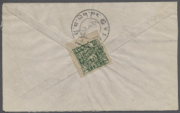 Cover Tibet: 1933, Cover From LHASA Bearing 4 T. Green, Very Fine - Autres - Asie