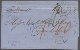 Cover Danish West Indies -  Pre Adhesives  / Stampless Covers: 1860, EL Originating Fr - Dinamarca (Antillas)