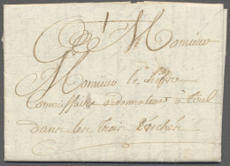 Cover Martinique: 1753 EL From St.Pierre To Toulon In France With Long (3 Pages) Inter - Sonstige & Ohne Zuordnung