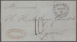 Cover Mexico - Pre Adhesives  / Stampless Covers: 1870, May 12, EL From VERA CRUZ To L - Mexico