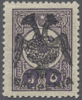 * Albania: 1913, 5pi Dark Lilac Nearly Invisible Trace Of A Hinge, Very Fine, Expe - Albanie