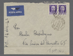 Cover Albania: 1942, Italian Military Mail WWII, Three Airmail Letters From PM 12 (PRI - Albanien