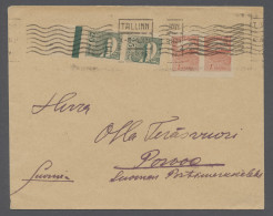 Cover Estonia: 1919, Wikingerschiff 5 Marka Auf Hellgrauem Papier Im Vollrandig Geschn - Estland