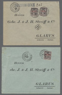 Cover Greece - Specialities: Französische Post In Saloniki, 1898, Zwei Briefe In Die S - Other & Unclassified