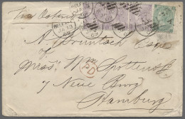 Cover Great Britain: 1869, "IRLAND-VORLÄUFER", Königin Victoria, 6 P. Mit Großen Weiße - Briefe U. Dokumente