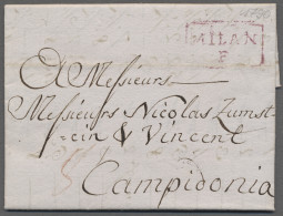 Cover Italy -  Pre Adhesives  / Stampless Covers: 1790-1799, Drei Vollständige Briefe - 1. ...-1850 Vorphilatelie