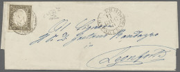 Cover Italian States - Sardinia: 1861, Viktor Emanuel II., Ausgabe 1855-1863, 10 Cmi. - Sardinia