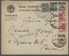 Cover Italy: 1945, Zerstörte Denkmäler, Freimarken Der Sozialen Republik Italien Nach - 1946-60: Poststempel