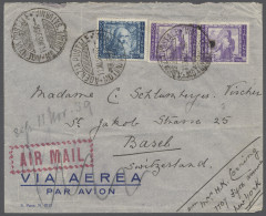 Cover Italy - Post Marks: 1939, "MOTONAVE SATURNIA", Imperium, Flugpostmarken Dante, 1 - Marcophilie