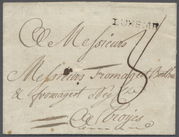 Cover Luxembourg -  Pre Adhesives  / Stampless Covers: 1767-1789, "LUXEMB", Fünf Brief - ...-1852 Prefilatelia