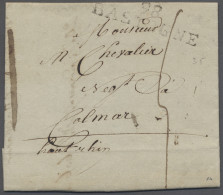 Cover Luxembourg -  Pre Adhesives  / Stampless Covers: 1809, "98 BASTOGNE", Zweizeiler - ...-1852 Prefilatelia