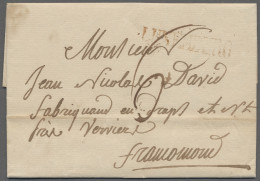 Luxembourg -  Pre Adhesives  / Stampless Covers: 1819-1826, "LUXEMBURG", Drei Hs - ...-1852 Voorfilatelie