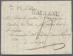Cover Luxembourg -  Pre Adhesives  / Stampless Covers: 1826, BASTOGNE, Einzeiler Auf V - ...-1852 Voorfilatelie