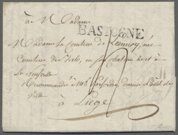 Cover Luxembourg -  Pre Adhesives  / Stampless Covers: 1826, BASTOGNE, Einzeiler Auf V - ...-1852 Vorphilatelie