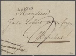 Cover Luxembourg -  Pre Adhesives  / Stampless Covers: 1829, ARLON, Einzeiler Auf Voll - ...-1852 Vorphilatelie